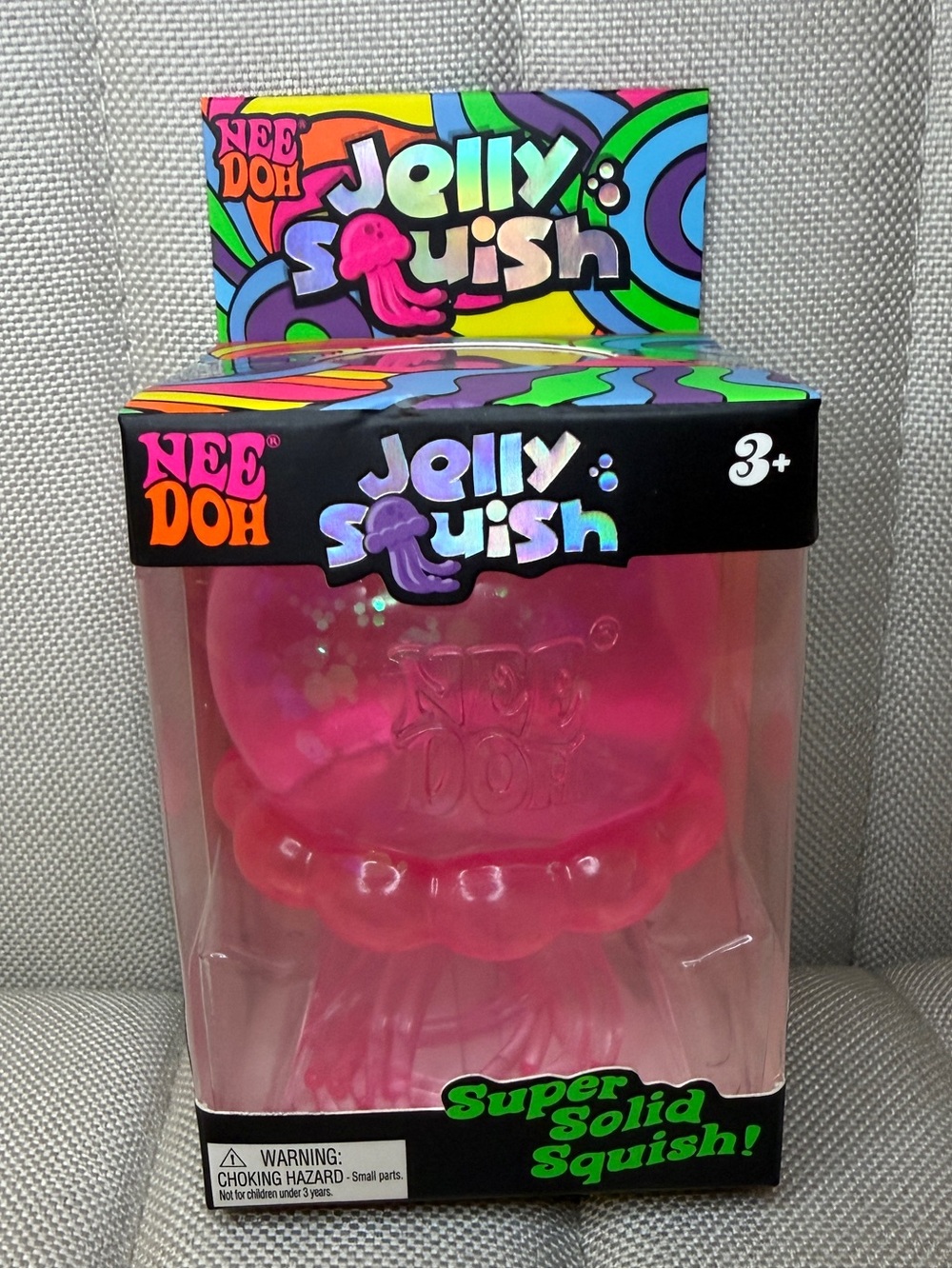 Needoh Jelly Squish Pink
